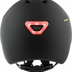 Alpina Brooklyn City Fahrradhelm - Black Neon Yellow Matt -Fahrradhelme mit Beleuchtung Verkäufe Alpina Brooklyn Fahrradhelm Cityhelm black neon yellow matt 4