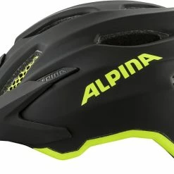 Alpina Carapax Jr. Flash Fahrradhelm - Black Neon Yellow Mat -Fahrradhelme mit Beleuchtung Verkäufe Alpina Carapax junior flash Kinder Fahrradhelm black neon yellow matt 3