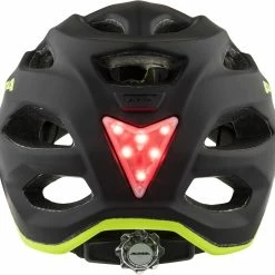 Alpina Carapax Jr. Flash Fahrradhelm - Black Neon Yellow Mat -Fahrradhelme mit Beleuchtung Verkäufe Alpina Carapax junior flash Kinder Fahrradhelm black neon yellow matt 4