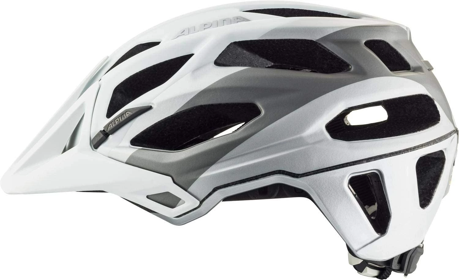 Alpina Garbanzo Mountainbike Helm - White Grey Mat 5 Alpina Garbanzo Mountainbike Helm - White Grey Mat – Bild 3