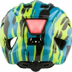 Alpina Pico Flash Kinder Fahrradhelm - Neon Blue Green Gloss (glänzend) -Fahrradhelme mit Beleuchtung Verkäufe Alpina Pico Flash neon blue green Kinderfahrradhelm 3