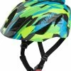 Alpina Pico Kinder Fahrradhelm - Neon Green-blue-gloss (glänzend) -Fahrradhelme mit Beleuchtung Verkäufe Alpina Pico Flash neon green blue gloss Kinderfahrradhelm 1