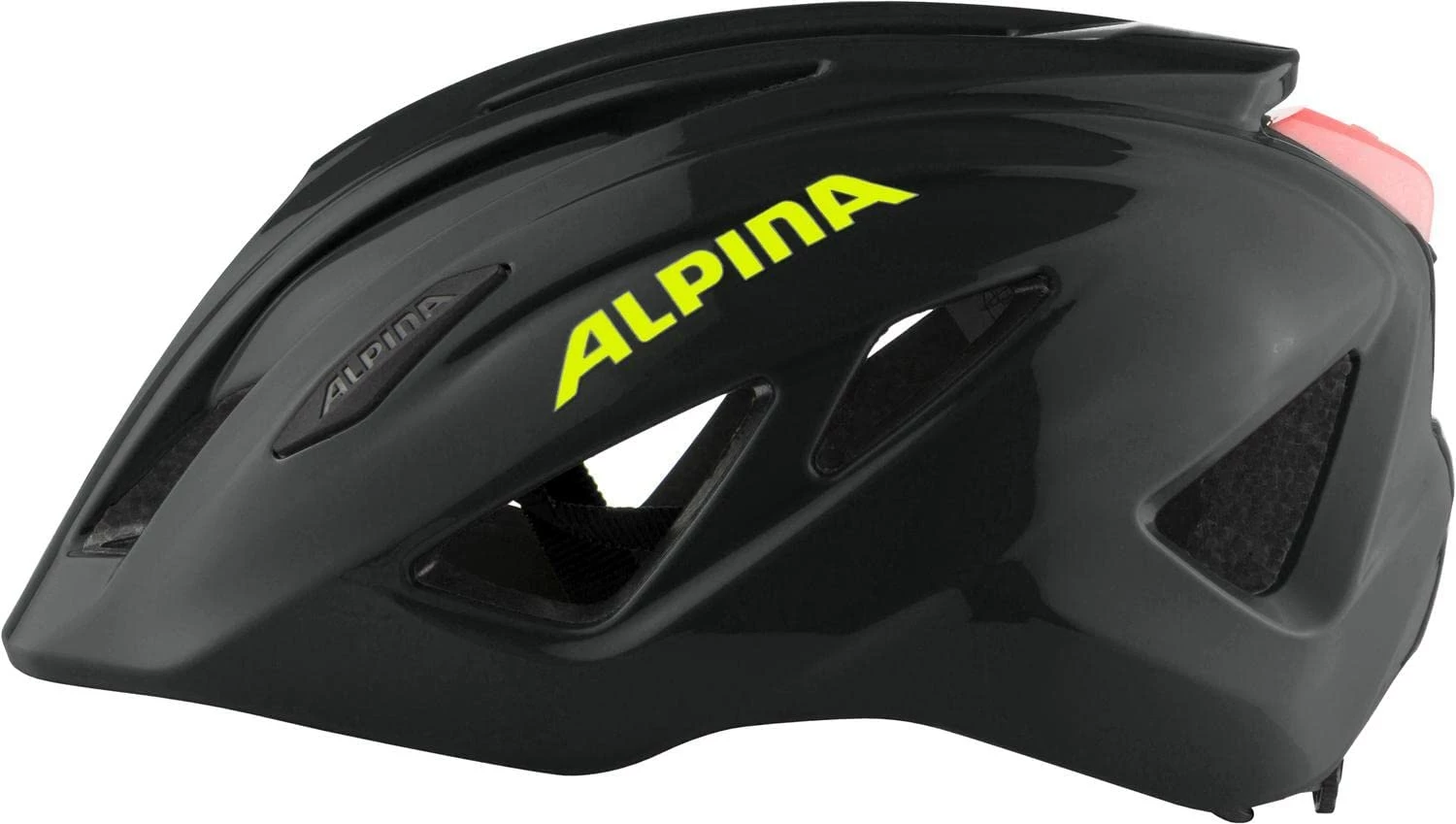 Alpina Pico Flash Kinder Fahrradhelm - Black Neon Gloss (glänzend) 5 Alpina Pico Flash Kinder Fahrradhelm - Black Neon Gloss (glänzend) – Bild 3