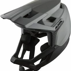 Alpina Roca Downhill-MTB Helm - Coffee Grey Mat