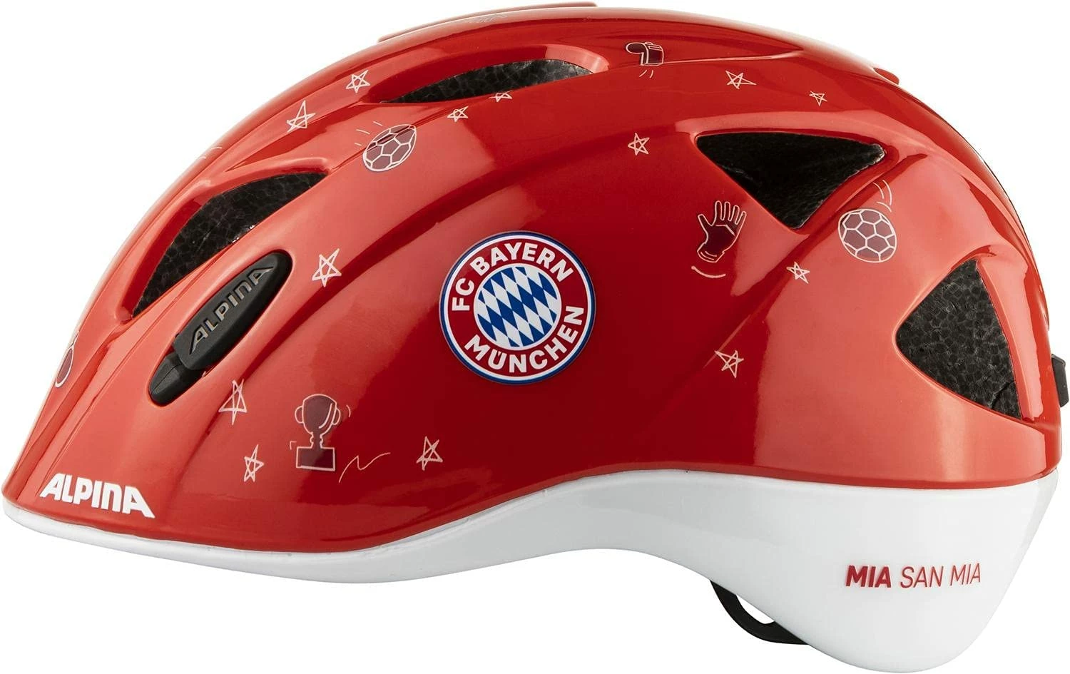 Alpina Ximo FCB Kinder Fahrradhelm - FC Bayern München 5 Alpina Ximo FCB Kinder Fahrradhelm - FC Bayern München – Bild 3