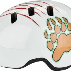 Bell Lil Ripper Kinder Fahrradhelm - Gloss White Grizzly -Fahrradhelme mit Beleuchtung Verkäufe Bell Littly Ripper Kinderfahrradhelm gloss white grizzly 3
