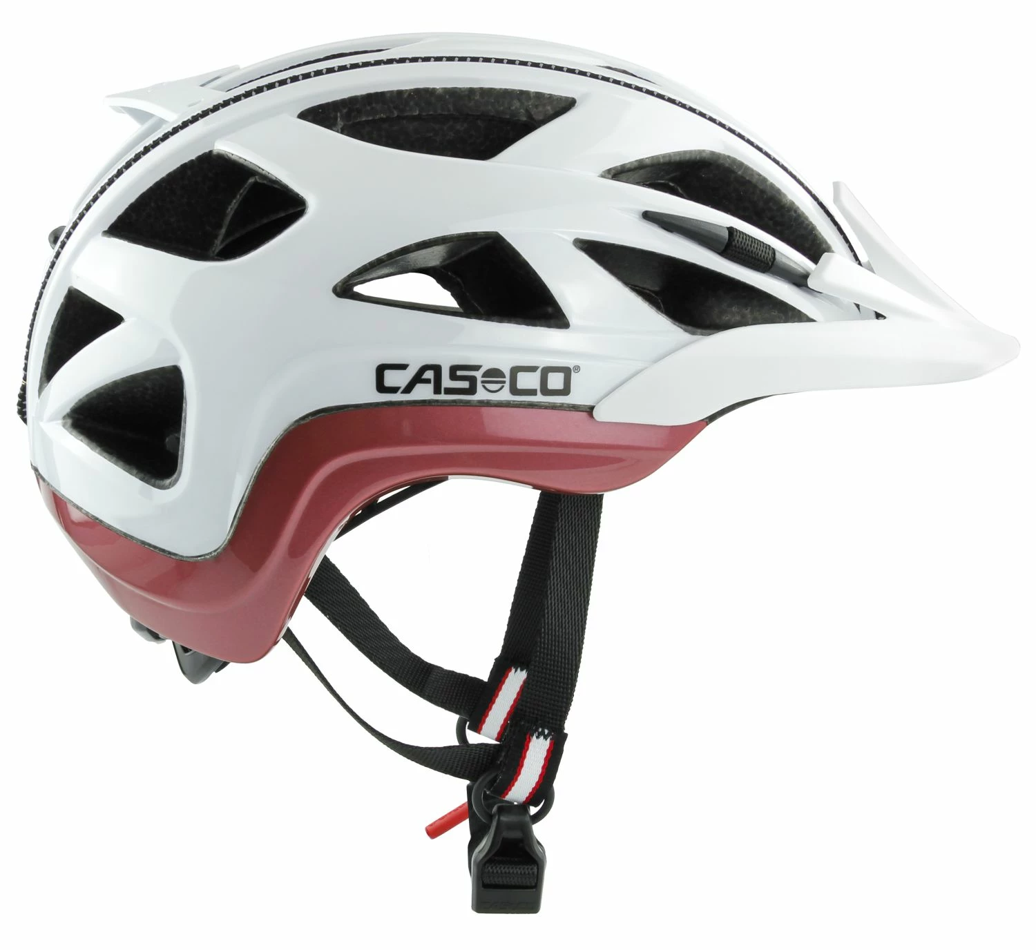 CASCO Activ 2 Fahrradhelm - Weiss Englisch Rose 3 CASCO Activ 2 Fahrradhelm - Weiss Englisch Rose