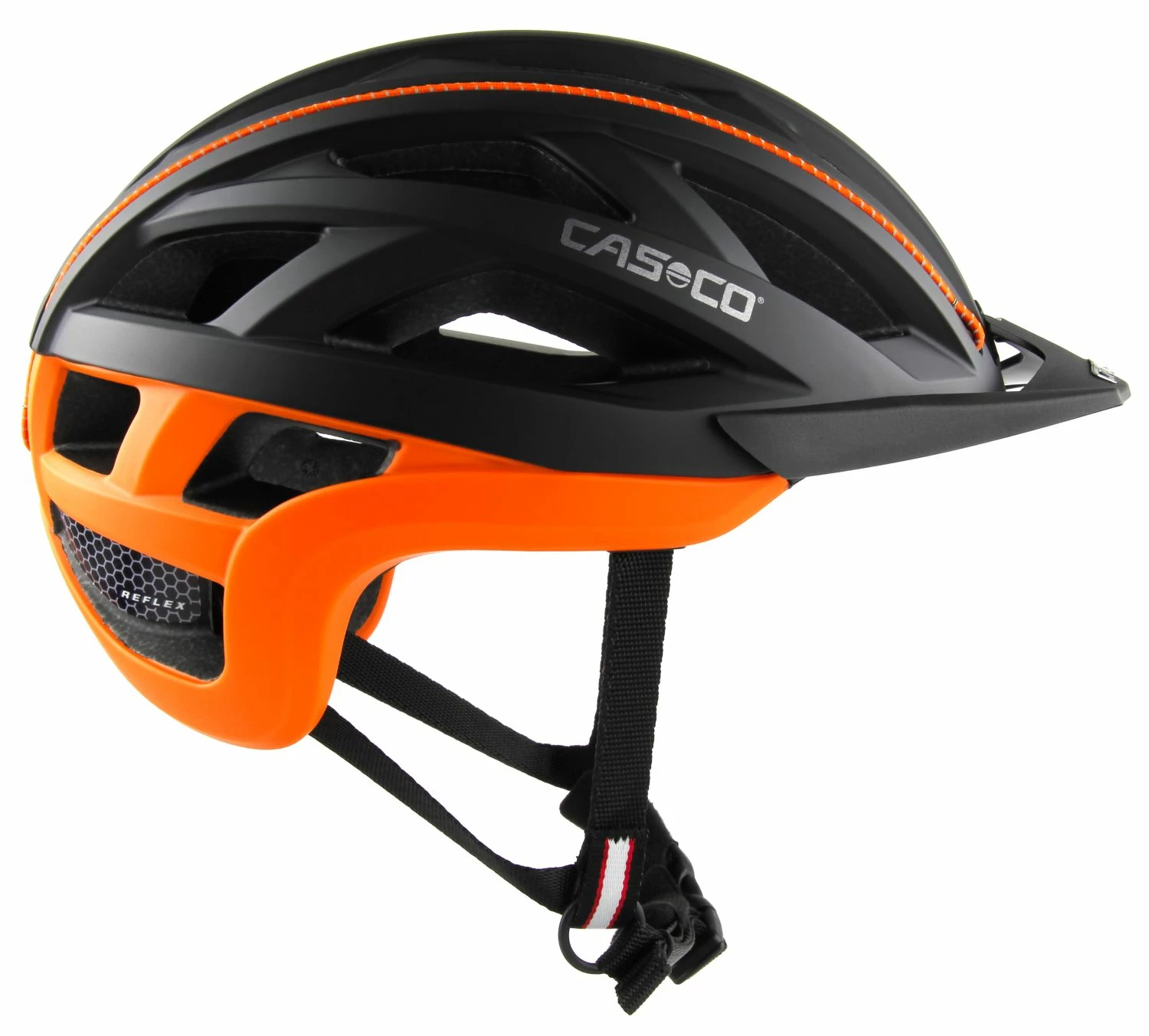 CASCO Cuda 2 Fahrradhelm - Schwarz Orange Matt 3 CASCO Cuda 2 Fahrradhelm - Schwarz Orange Matt