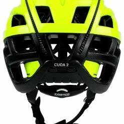 CASCO Cuda 2 Fahrradhelm - Neongelb-glanz -Fahrradhelme mit Beleuchtung Verkäufe CASCO CUDA2 NeonYellow Shiny back rgb 04 1641