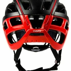 CASCO Cuda2 Strada Rennradhelm - Schwarz-rot-Struktur 11 CASCO Cuda2 Strada Rennradhelm - Schwarz-rot-Struktur -Fahrradhelme mit Beleuchtung Verkäufe CASCO CUDA2 STRADA SPORT black structure red Shiny back rgb 800px 96dpi 04 1634