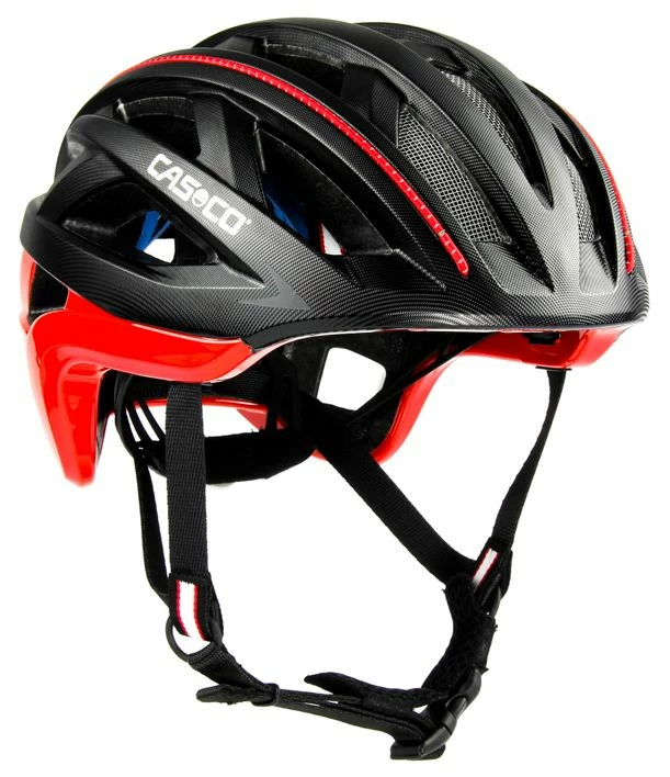 CASCO Cuda2 Strada Rennradhelm - Schwarz-rot-Struktur 4 CASCO Cuda2 Strada Rennradhelm - Schwarz-rot-Struktur – Bild 2
