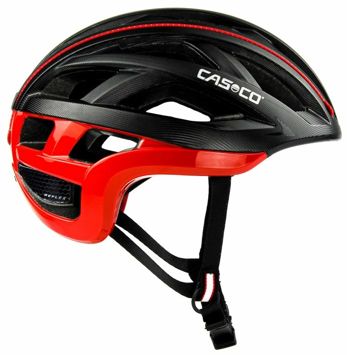 CASCO Cuda2 Strada Rennradhelm - Schwarz-rot-Struktur 3 CASCO Cuda2 Strada Rennradhelm - Schwarz-rot-Struktur