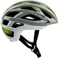 CASCO Cuda2 Strada Rennradhelm - Grau-weiss Neon Glanz