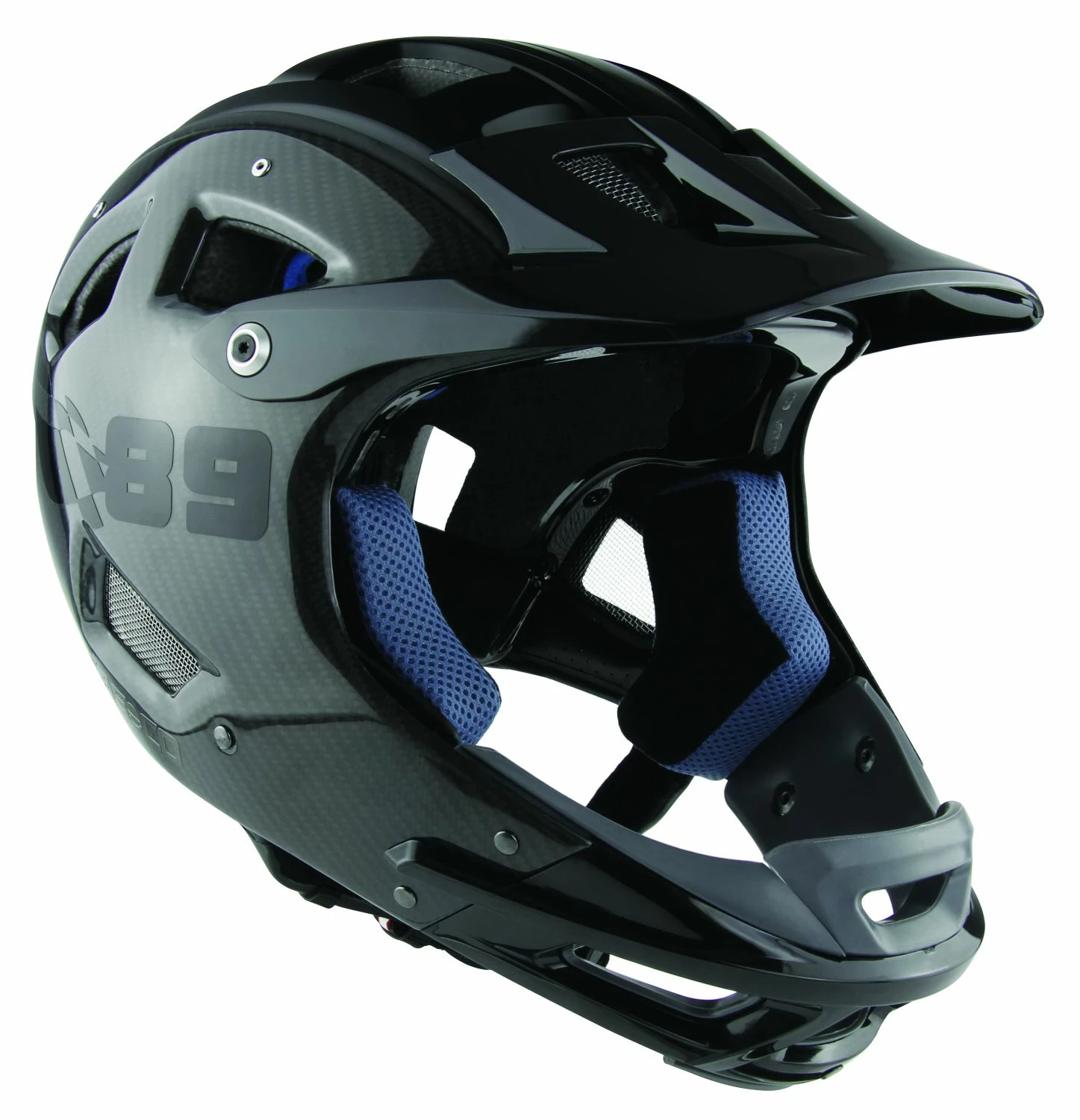 CASCO MTBE Fullface Downhill-Helm - Schwarz-Carbon Olive 6 CASCO MTBE Fullface Downhill-Helm - Schwarz-Carbon Olive – Bild 4