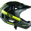 CASCO MTBE Fullface Downhill-Helm - Schwarz-Carbon Neon -Fahrradhelme mit Beleuchtung Verkäufe CASCO MTBE FullFace Black Olive Neon Carbon Shiny side cmyk 300dpi 04 1457