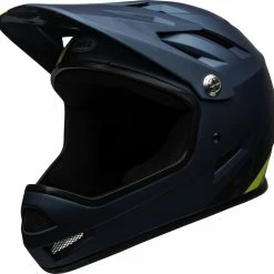 Bell Sanction BMX Downhill-Helm - Matte Blue/hi-viz -Fahrradhelme mit Beleuchtung Verkäufe Downhill BMX Helm210203017 bell sanction full face helmet agility matte blue hi viz 1