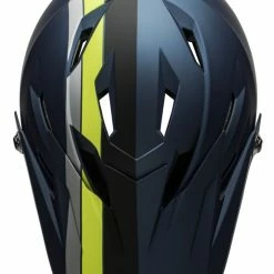 Bell Sanction BMX Downhill-Helm - Matte Blue/hi-viz -Fahrradhelme mit Beleuchtung Verkäufe Downhill BMX Helm210203017 bell sanction full face helmet agility matte blue hi viz 5