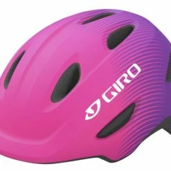 Giro Scamp Kinder Fahrradhelm - Mat Bright Pink/purple Fade