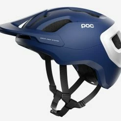 POC Axion Spin MTB-Fahrradhelm-Helm - Lead Blue Matt