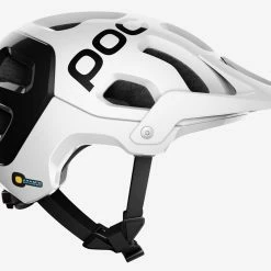 POC Tectal Race Spin Mountainbike-Helm - Hydrogen White/Uranium Black -Fahrradhelme mit Beleuchtung Verkäufe POC Tectal Race Spin Hydrogen White Uranium black 4