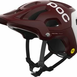 POC Tectal Race MIPS Mountainbike-Helm - Garnet Red/Hydrogen White Matt