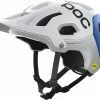 POC Tectal Race MIPS Mountainbike-Helm - Hydrogen White/Opal Blue Metallic/Matt -Fahrradhelme mit Beleuchtung Verkäufe POC Tectal Race mips MTB Bike Helm Fahrradhelm Hydrogen White Opal Blue Metallic Matt 1