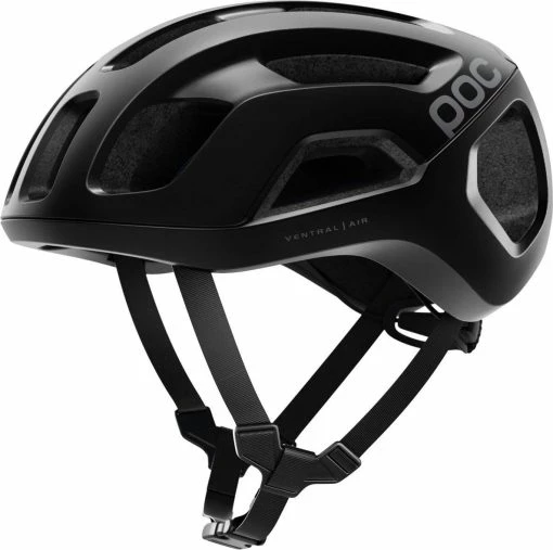 POC Ventral Air Spin Rennradhelm -Uranium Black Matt