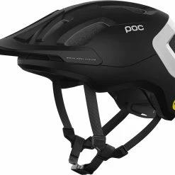 POC Axion Race MIPS MTB-Fahrradhelm-Helm - Uranium Black Matt/Hydrogen White