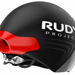 Rudy Project The Wing Triathlon/Timetrail Helmet - Black Matte -Fahrradhelme mit Beleuchtung Verkäufe Rudy Project Aero Triathlon Helmet Helm The wing black red hl730010 5