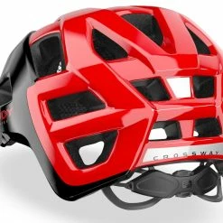 Rudy Project Crossway MTB Helm - Black/Red Shiny -Fahrradhelme mit Beleuchtung Verkäufe Rudy Project Crossway MTB Enduro Helm Fahrradhelm Black Red Shiny hl760041 4