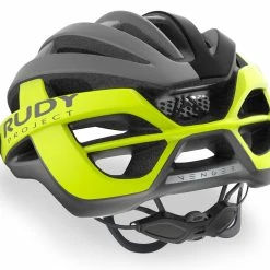 Rudy Project Venger Cross Gravel-Bike & Rennradhelm - Titanium Yellow-fluo Matte -Fahrradhelme mit Beleuchtung Verkäufe Rudy Project Gravel Bike Helm Crosshelm Fahrradhelm titanium yellow fluo matte 4