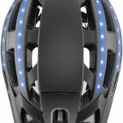 Uvex Finale 2.0 Light Fahrradhelm-black-silver Mat -Fahrradhelme mit Beleuchtung Verkäufe S41004302 uvex finale light 2 0 Fahrradhelm mit LED Licht Sensor black mat 6a