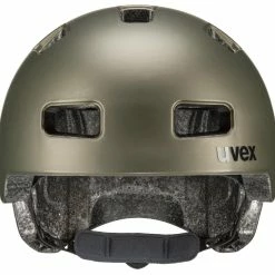Uvex City 4 Fahrradhelm - Green Smoke Mat -Fahrradhelme mit Beleuchtung Verkäufe S41005006 F1