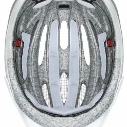 Uvex True Fahrradhelm - White Grey -Fahrradhelme mit Beleuchtung Verkäufe S41005302 I1
