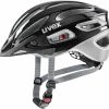 Uvex True Fahrradhelm - Black-silver -Fahrradhelme mit Beleuchtung Verkäufe Uvex true Fahrradhelm black silver 1