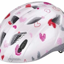 Alpina Ximo Kinder Fahrradhelm - White Hearts