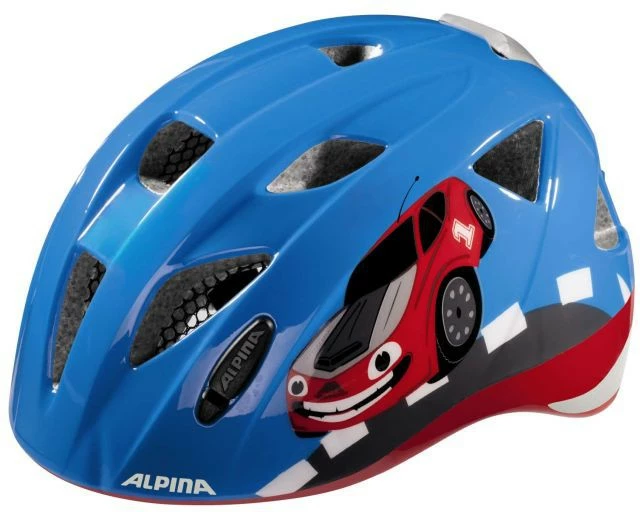 Alpina Ximo FLASH Kinder Fahrradhelm - Red Car 2 Alpina Ximo FLASH Kinder Fahrradhelm - Red Car