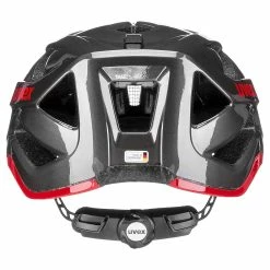 Uvex Active Fahrradhelm - Anthracite Red -Fahrradhelme mit Beleuchtung Verkäufe uvex active anthracite red shiny S4104310215 2