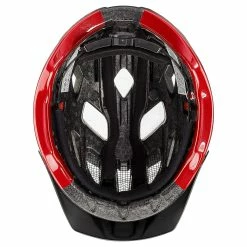 Uvex Active Fahrradhelm - Anthracite Red -Fahrradhelme mit Beleuchtung Verkäufe uvex active anthracite red shiny S4104310215 4