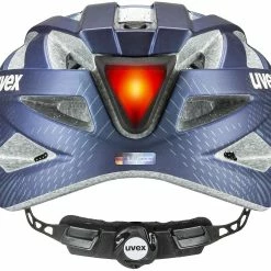 Uvex City I-vo Fahrradhelm - Deep Space Mat -Fahrradhelme mit Beleuchtung Verkäufe uvex city i vo deep space Fahrradhelm mit Ruecklicht 3a