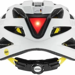 Uvex City I-vo MIPS Fahrradhelm - All White Mat -Fahrradhelme mit Beleuchtung Verkäufe uvex city i vo mips Fahrradhelm mit licht weiss white mat 4
