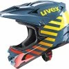 Uvex HLMT 10 Bike Full Face Helm - Blue Fire -Fahrradhelme mit Beleuchtung Verkäufe uvex hlmt 10 bike donwhill mtb bmx helm 1 seitenansicht