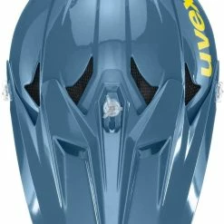 Uvex HLMT 10 Bike Full Face Helm - Blue Fire 10 Uvex HLMT 10 Bike Full Face Helm - Blue Fire -Fahrradhelme mit Beleuchtung Verkäufe uvex hlmt 10 bike donwhill mtb bmx helm 4 ansicht von oben draufsicht