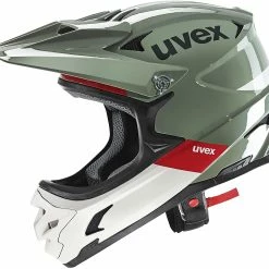 Uvex HLMT 10 Bike Full Face Helm - Moos Green-sand