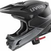 Uvex HLMT 10 Bike Full Face Helm - Black Grey Matt -Fahrradhelme mit Beleuchtung Verkäufe uvex hlmt 10 bike dowmhill bmx helm schwarz grau matt 0