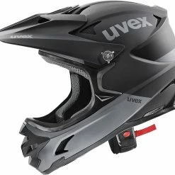 Uvex HLMT 10 Bike Full Face Helm - Black Grey Matt