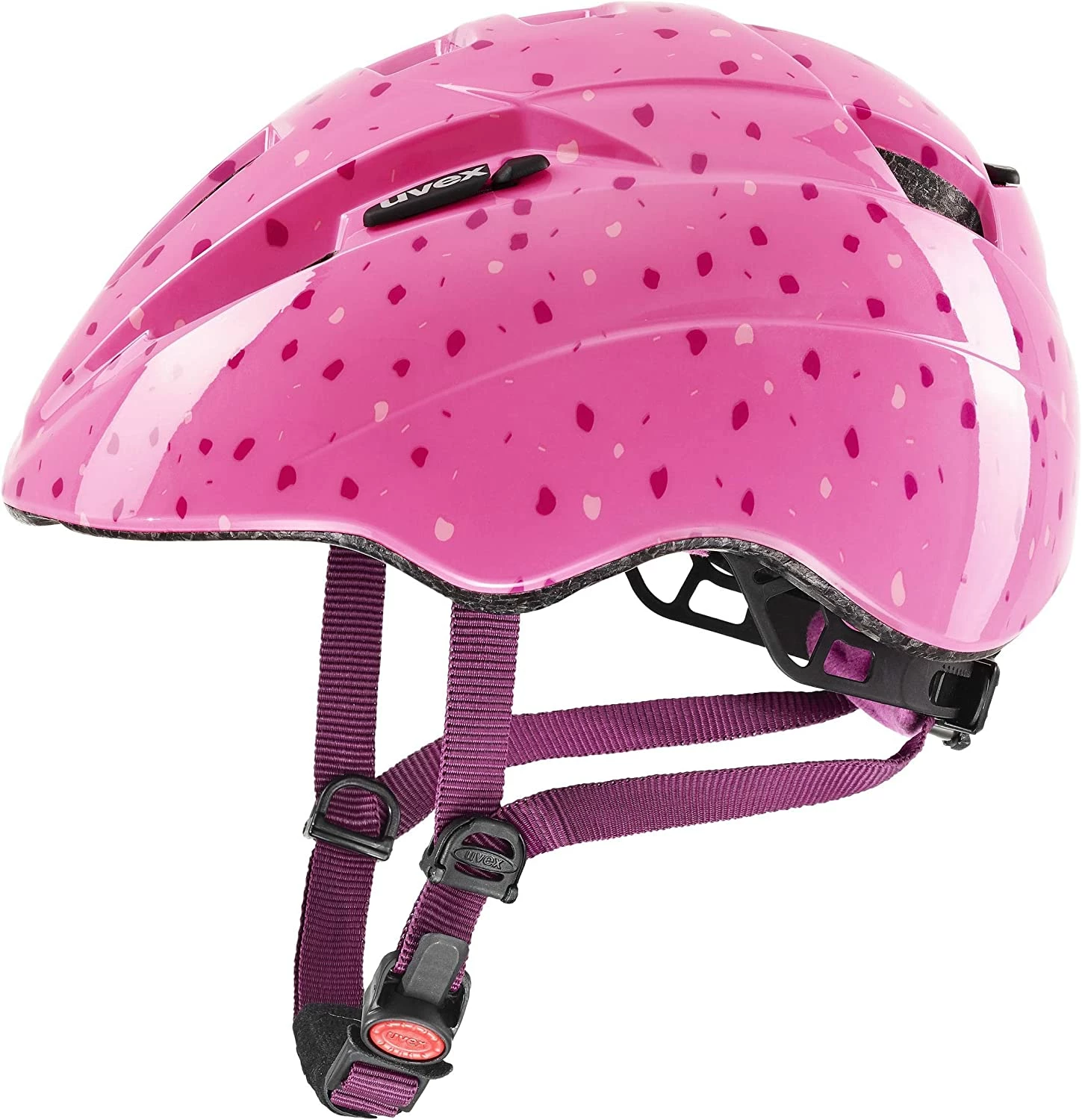Fahrradhelm Uvex Kid 2 Kinderhelm - Pink Confetti 3 Fahrradhelm Uvex Kid 2 Kinderhelm - Pink Confetti