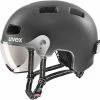 Uvex Rush Visor Visier Fahrradhelm - Dark Silver Mat