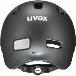 Uvex Rush Visor Visier Fahrradhelm - Dark Silver Mat -Fahrradhelme mit Beleuchtung Verkäufe uvex rush visor Visier Fahrradhelm mit Ruecklicht dark silver mat 4