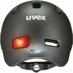 Uvex Rush Visor Visier Fahrradhelm - Dark Silver Mat -Fahrradhelme mit Beleuchtung Verkäufe uvex rush visor Visier Fahrradhelm mit Ruecklicht dark silver mat 5